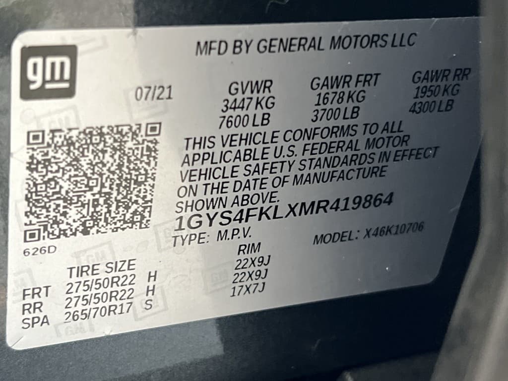 2021 Cadillac Escalade Sport — photo 26 of 27